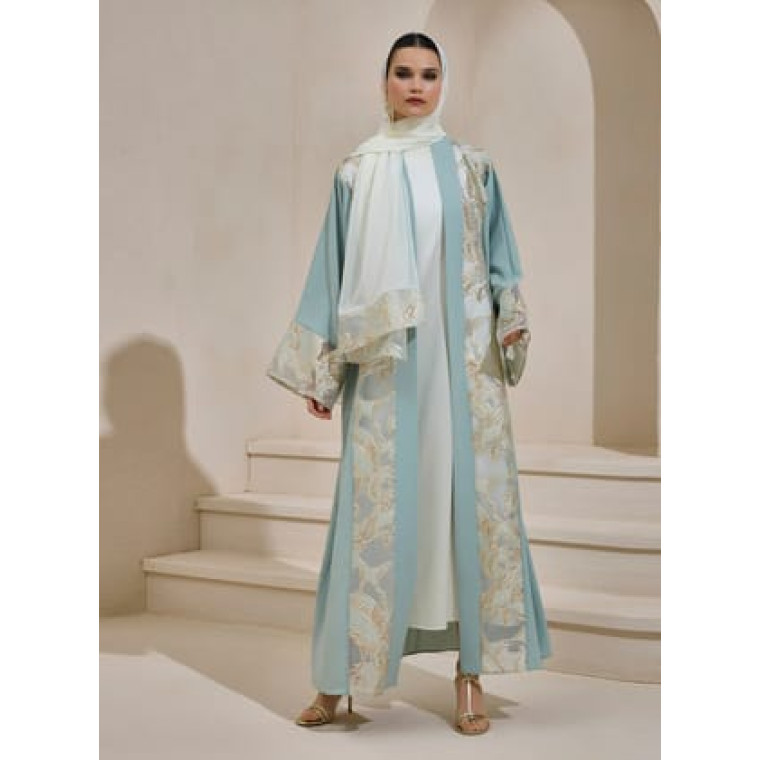 MARIA ABAYA SET - Mint Yeşili - AL SHEIKHA MARIA ABAYA SET - Mint Yeşili - AL SHEIKHA