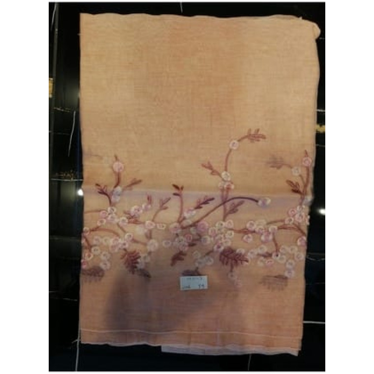 Organze Nakış İthal İpek Cotton Seri Şal Askısı ile Birlikte 90X200 cm Yeşil Organze Nakış İthal İpek Cotton Seri Şal Askısı ile Birlikte 90X200 cm Yeşil
